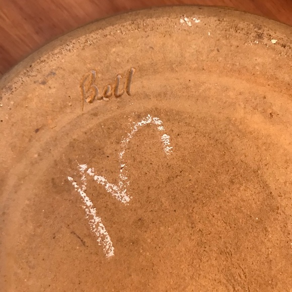 Vintage pottery tray with cover - cloche - Picture 6 of 9